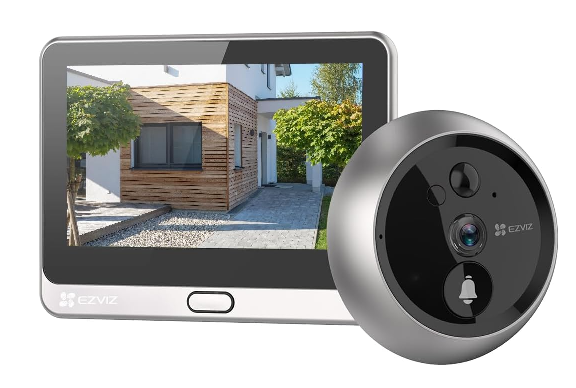 EZVIZ DP2C 1080P Wi-Fi Wire-Free Peephole Doorbell Camera